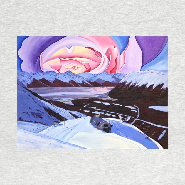 Alyeska Resort Rose Sunset by realartisbetter